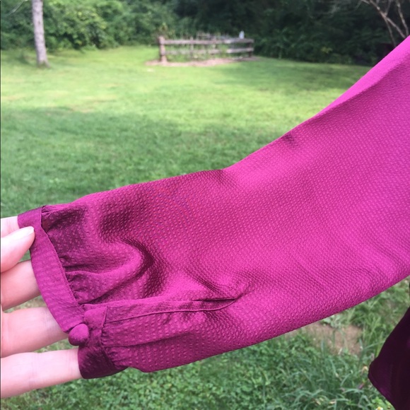 Burgundy Banana Republic Top - Picture 5 of 6